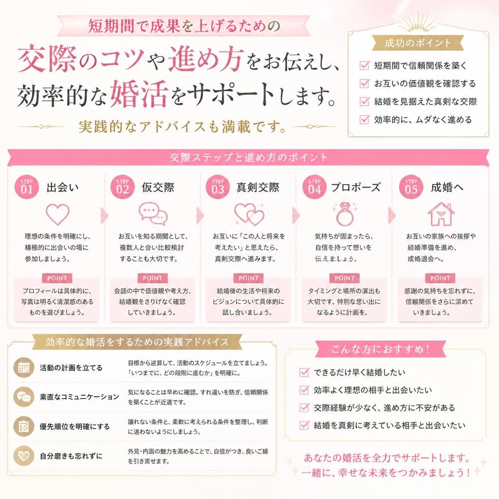 成功する短期交際の秘訣