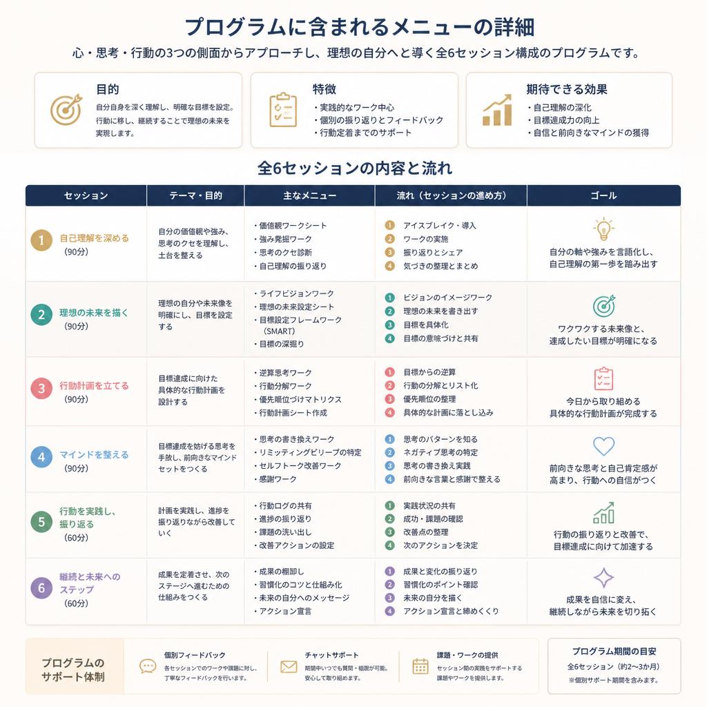 90日間のプログラム内容