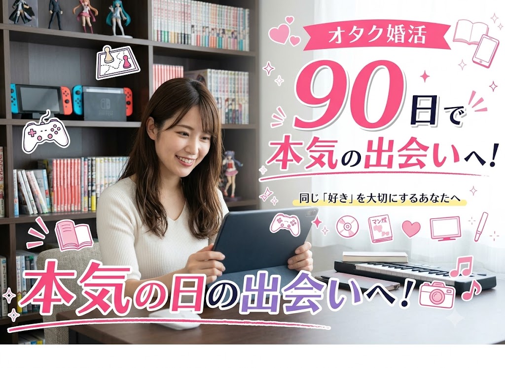 オタク婚活、90日で本気の出会いへ！