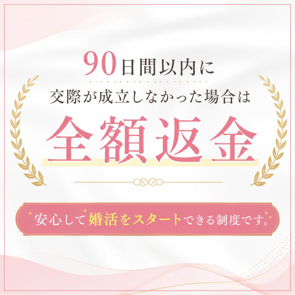 90日間で交際成立の自信