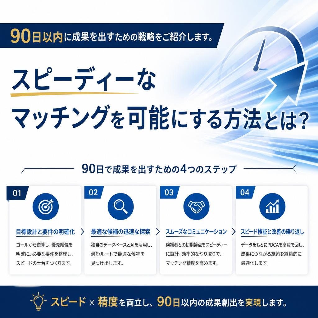 90日での出会いの確約